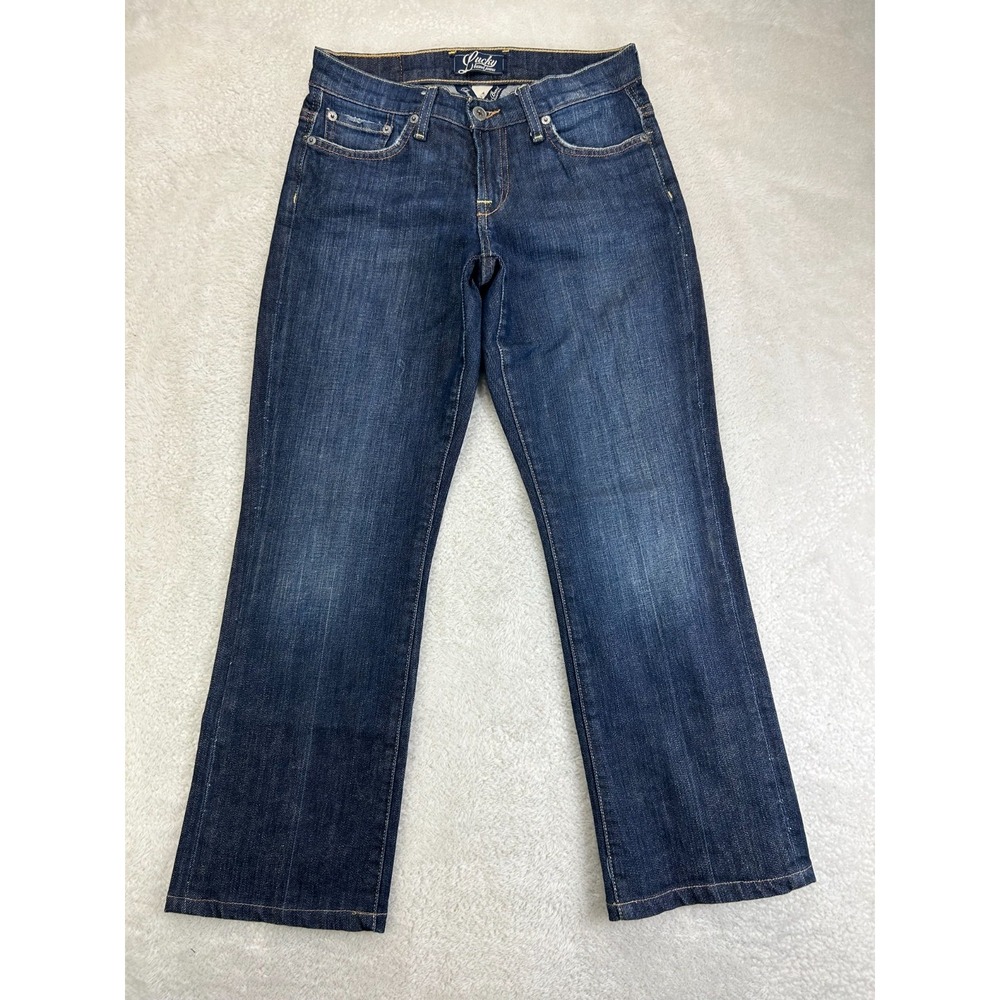 Lucky Brand Bootcut Leg Jeans Womens 4x27 Blue Denim 5-Pocket Everyday Comfort